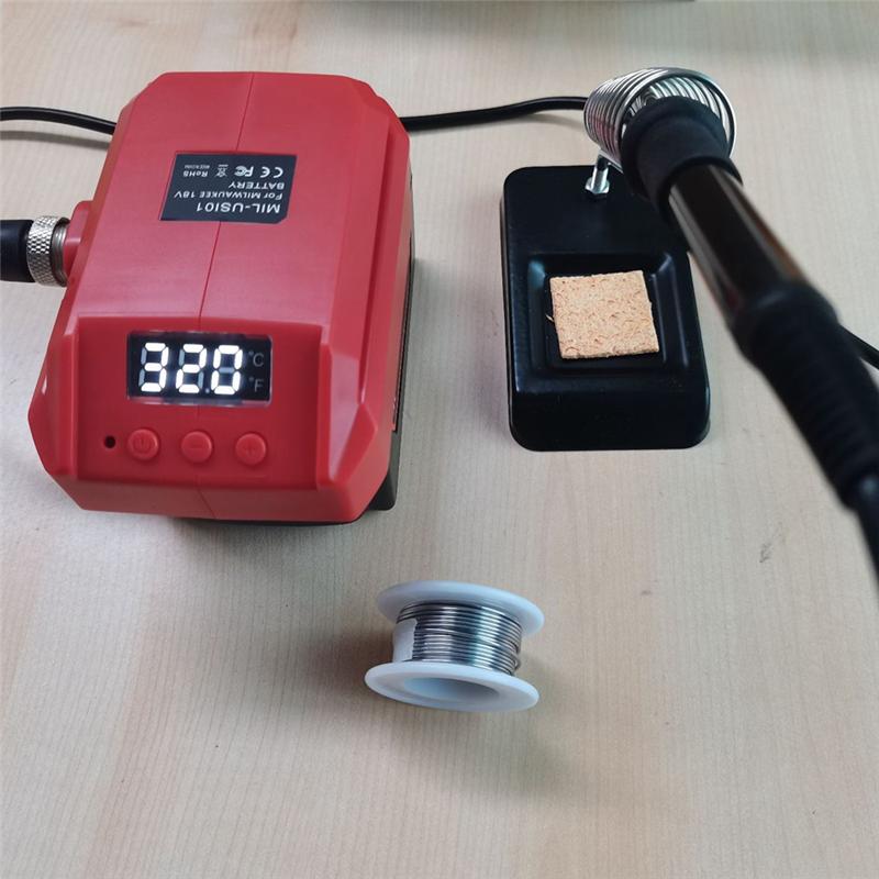 60W 480°C Portable Cordless Electric Soldering Iron Multifunction Electric Welding Machine For 18V Battery Durable-B61