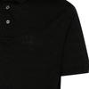 Emporio Armani Solid Logo Jacquard Pullover Short Sleeve Polo Shirt Men Tops Black 3D1FM8-1JORZ-0999