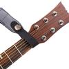 2 Stück/Packung Gitarrenkopfplatten-Gurtband-Krawatte Braun Schwarz Verfügbar Einfache Anwendung Gitarren Ukulelen Bass Halsgurt PU-Leder Sichere Verriegelung ZYF