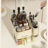 New Multifunctional Kitchen Storage Rack | 1pc Integrated Knife Holder & Chopstick Cage | Seasoning Supplies Organizer for Home