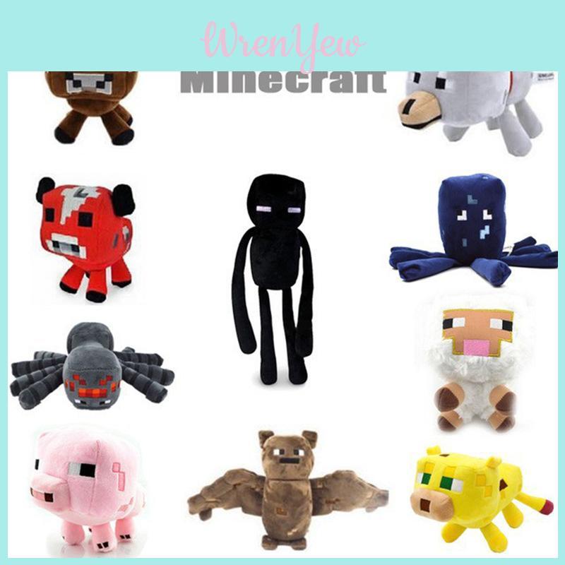 Fun Minecraft Plush Toys Super Soft And Huggable Creeper Enderman Wolf Stuffed Kids Gift