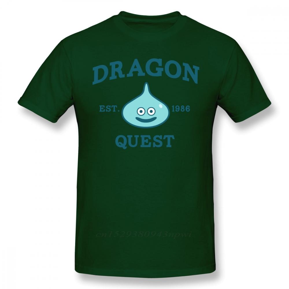 Dragon Quest T Shirt Dragon Quest TShirt Short Sleeve Graphic Tee Shirt Fun Unisexs Oversized Cotton Classic Tshirt S
