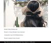 New Knitted Empty Top Hat Female Summer Sunscreen Bow Big Hat Straw Hat Outdoor Sun Hat