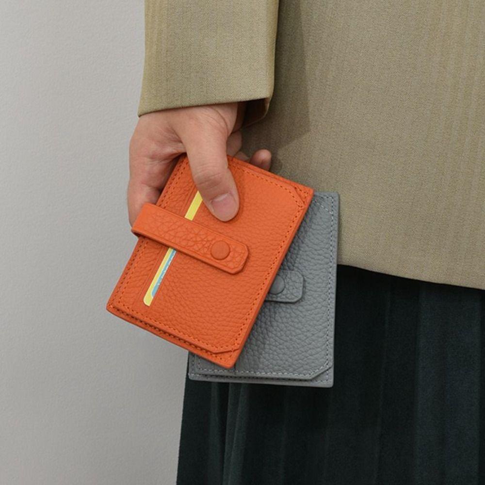 PU Leather Card Holder Multi-card Slot Credit Card Holder Coin Purse  Store Credit Cards