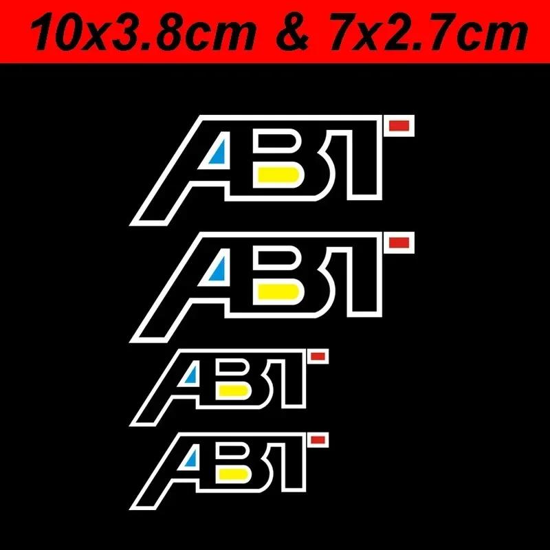 For Volkswagen VW Valve Stems Caps 4Pcs Car Brake Caliper Wheel Decals Brake Sticker For Volkswagen VW Rline R Line ABT Logo Polo Passat Golf Bora zs7