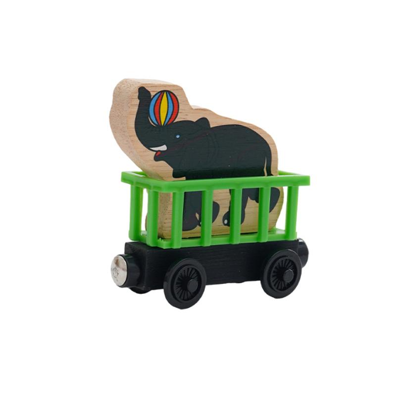 New Wooden Multifunctional Magnetic Car Scenery Car Toy For Kids Compatible with Thomas Wooden Train Track