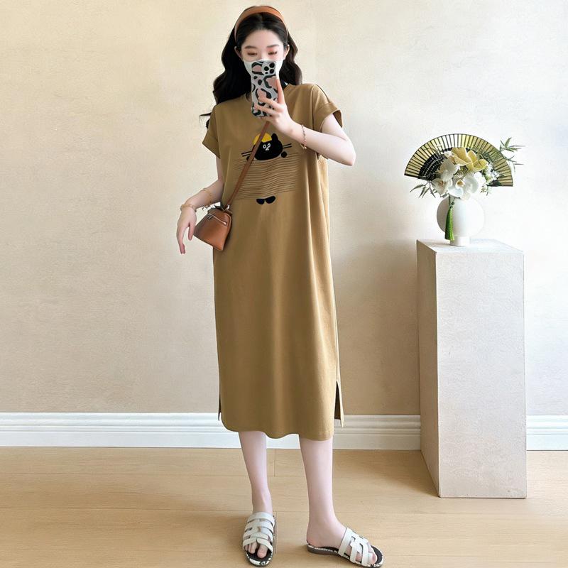 2026 Summer Slimming Maternity Dress - Stylish, Age-Reducing Mid-Length Fit XL