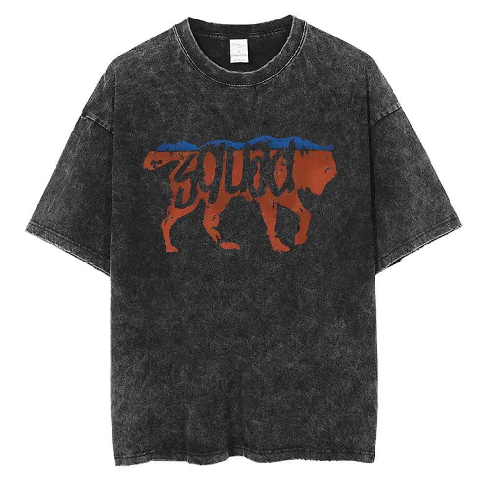 Game Life Is Strange Wolf Squad Vintage Washed T Shirt Men Women Casual Retro High Quality Cotton Short Sleeve Oversized T-Shirt S разноцветный