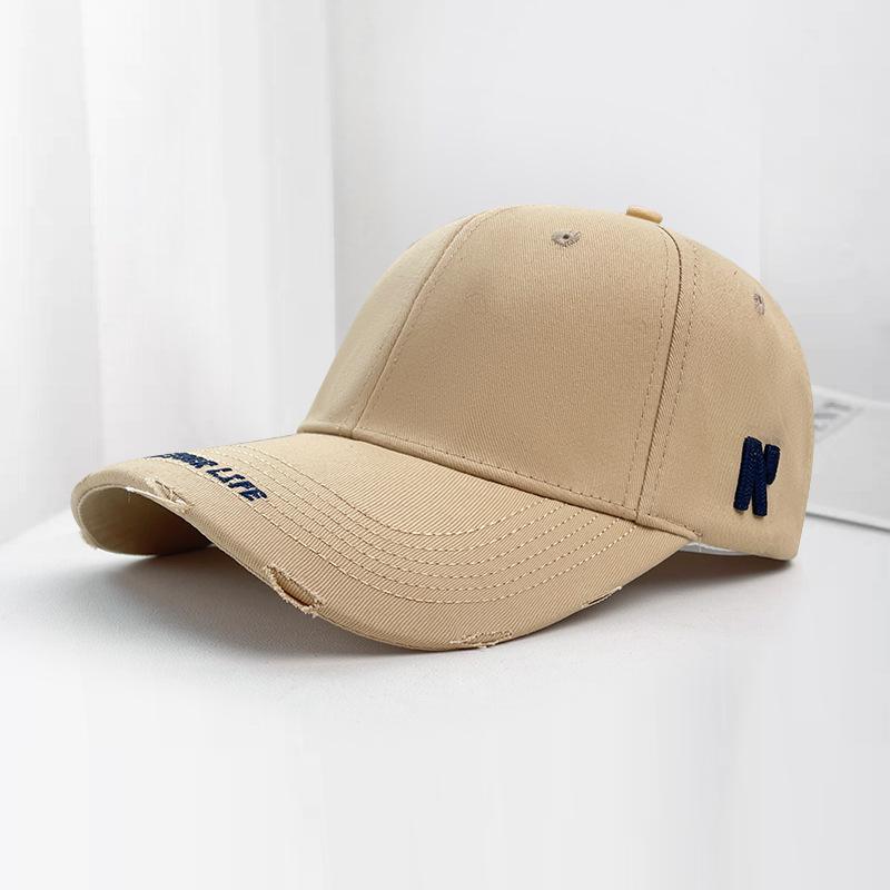 Spring sunshade sunscreen simple embroidery letter versatile baseball cap women
