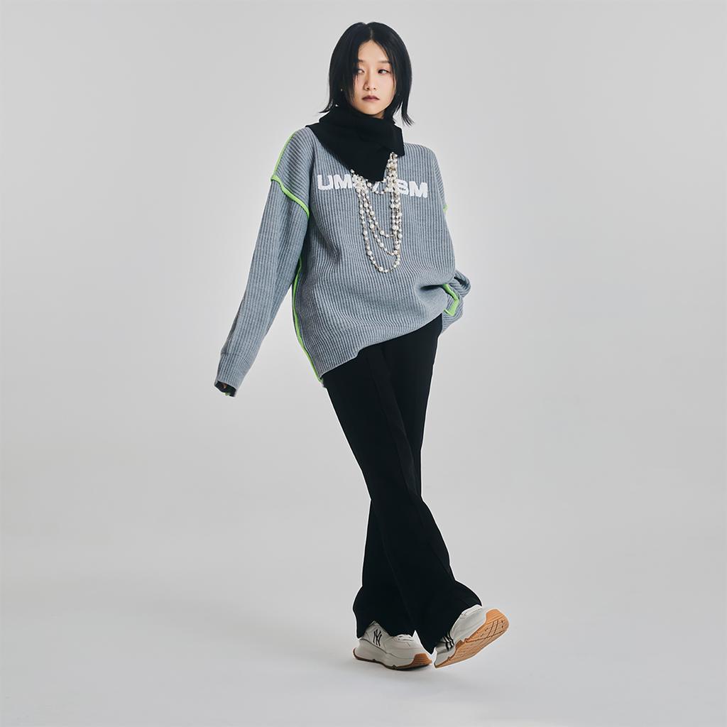 New MLB Chunky Runner Basic Yankees 'Beige White Navy' 3ASHCRB3N-50CRS