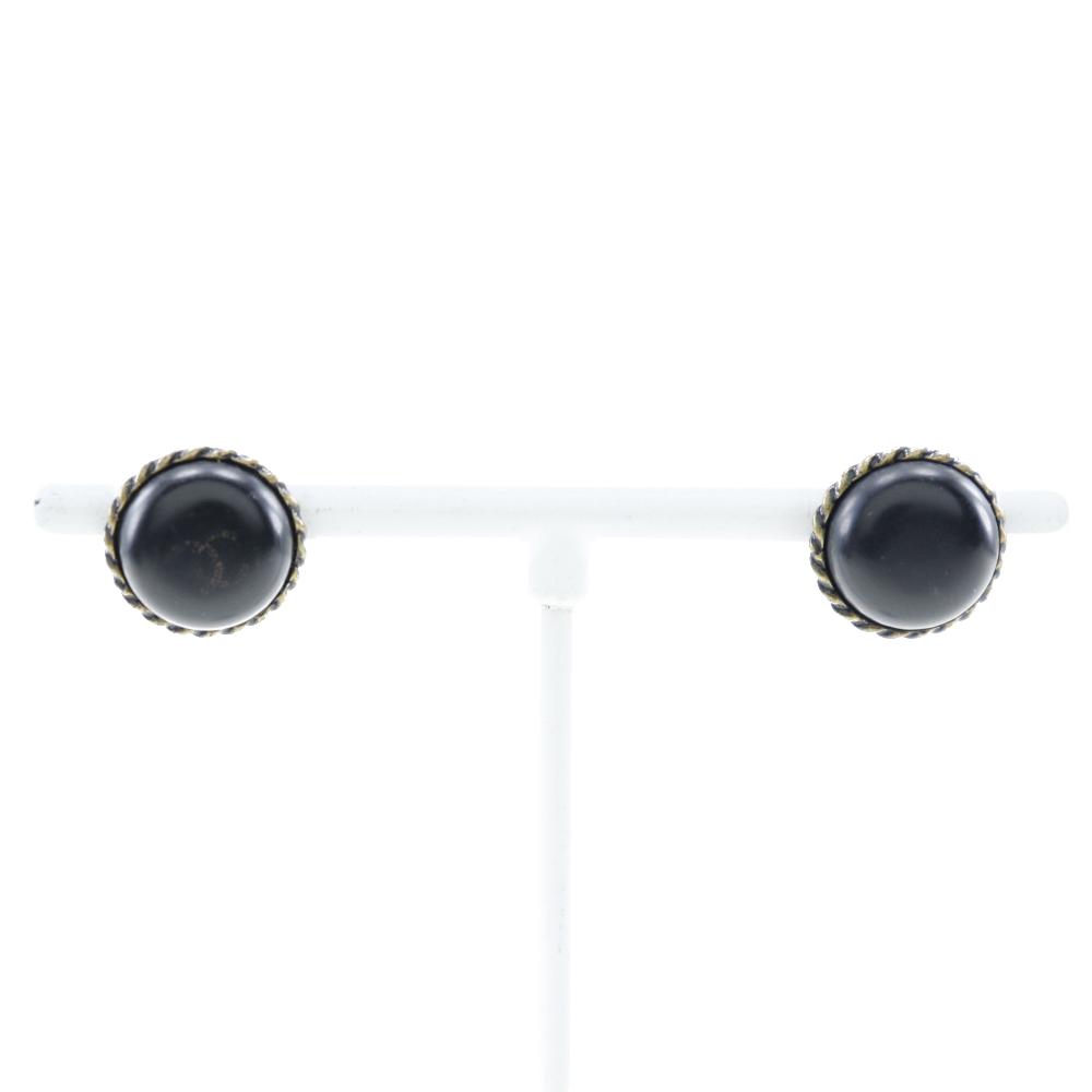 

CHANEL COCO Mark Piercing black metallic 2.6g Women Used