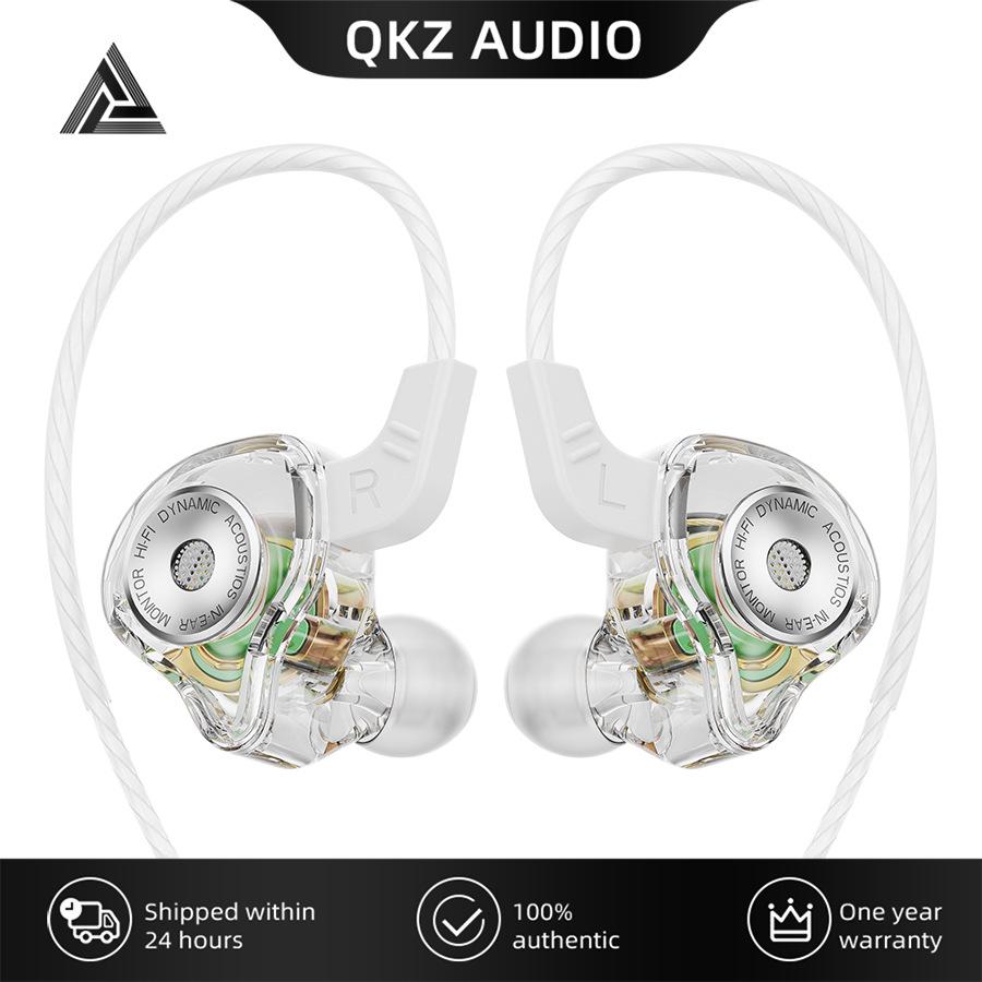 QKZ AK6-Ultra Wired In-Ear Dynamic Headphones with Mic for Monitoring and Running