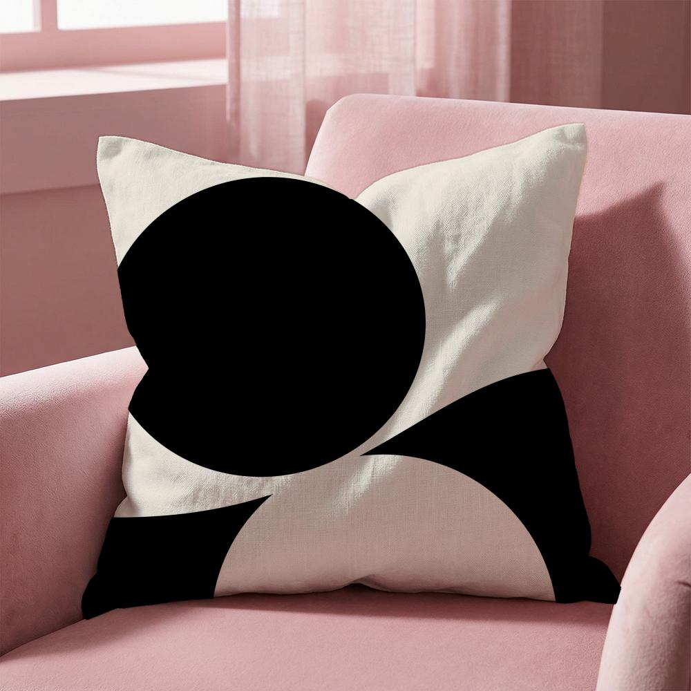 

Modern Geometry Cushion Cover Multi-Scene Pillow Cover for Home & Car - Reversible, Soft & Durable for Daily Use 30cmx30cm