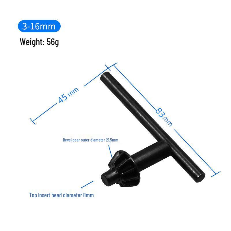 Nyckel för borrchuck - Flera storlekar tillgängliga