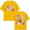 Cute Ateez 2025 World Tour in Your Fantasy T Shirt Fan Gifts Korean Kpop Fashion T-shirt Men Women Cotton Short Sleeve T-shirts