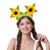 Cute Sunflower Headgear Spring Sunflower Headband Party Stage Performance Props Travel Photo Headgear