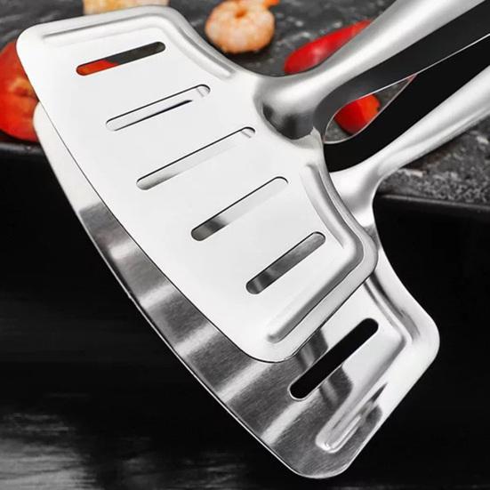Kitchen Food BBQ Non-stick Tongs Baking Cooking Clamp Bread Steak Clip Tool