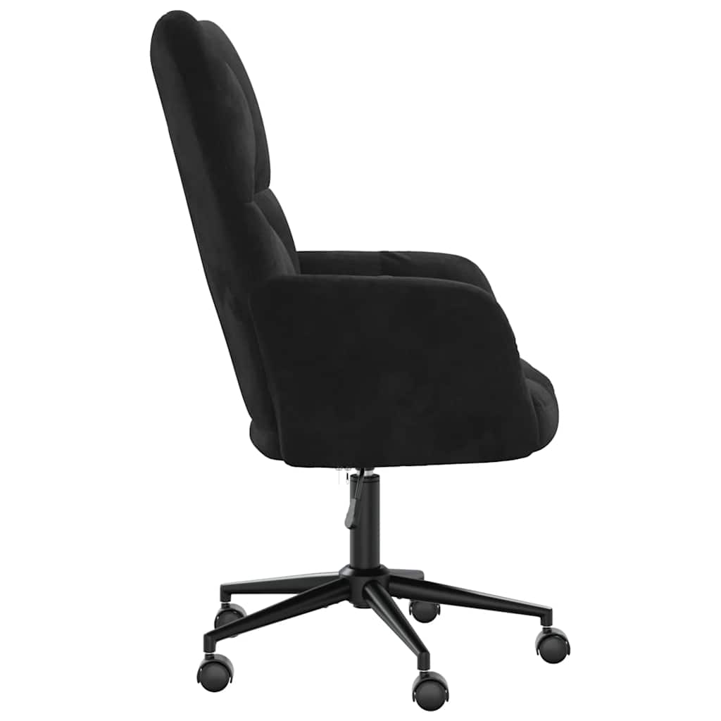 Vidaxl Armchair, Black, Upholstered In Velvet
