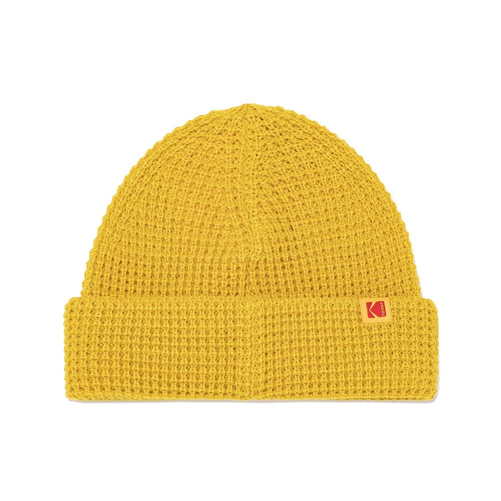 KODAK Kodak Color Waffle Beanie Mustard