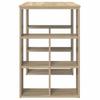 Desk in Sonoma Oak 90 x 50 x 75 cm engineered wood