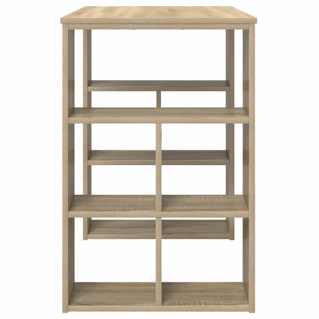 Desk in Sonoma Oak 90 x 50 x 75 cm engineered wood