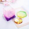 Silikon Blomsterpotte Base Mold Cup Mat Mold Krystall Epoxy DIY Mold