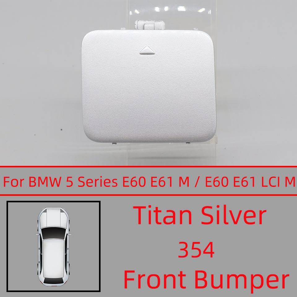 Decoration Trailer Cover Cap Front Bumper Towing Eye Hook Shell For BMW 5 E60 E61 LCI M-Sport 2004-2010 High Quality Spray Paint