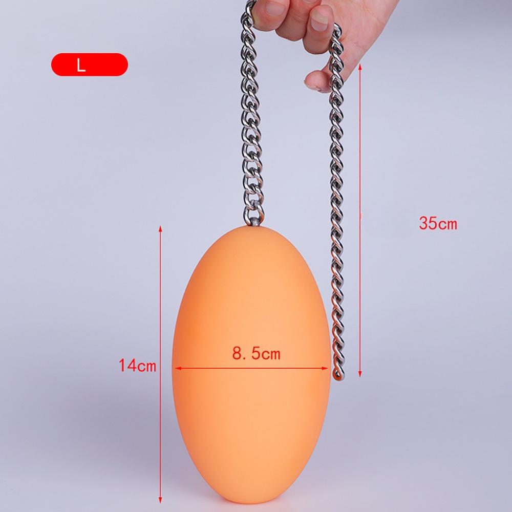 Soft Oversized Egg Huge Luminous Butt Plug Prostate Massager Vaginal Stimulator Anal Dilator Expansion Adult Sex Toys Anal Beads