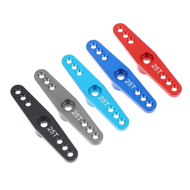 Aluminum Alloy Rc Servo Arm 25T Steering Servo Dual Arm For Rc Car Crawler Large Torque Digital Coreless Servo Parts