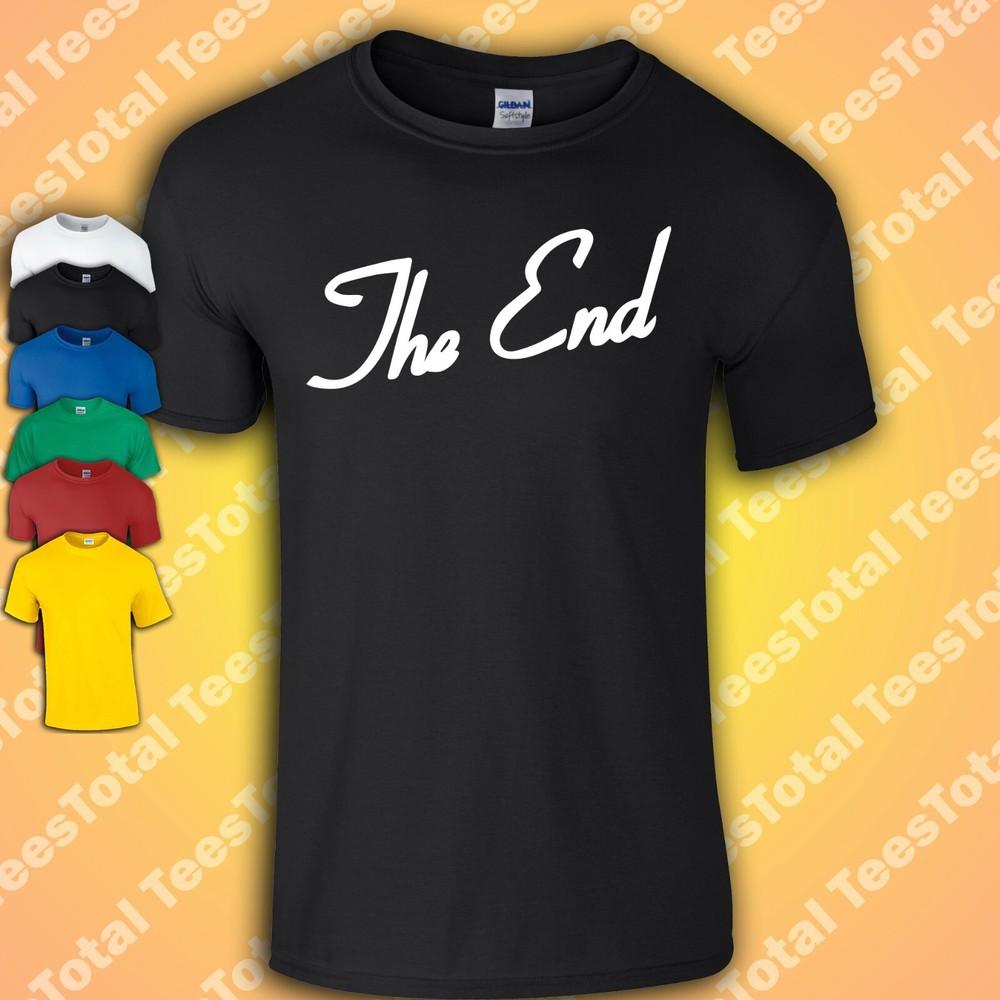 The End T-Shirt | Closing Credits | Movie | That s All Folks | Film | TV 2XL