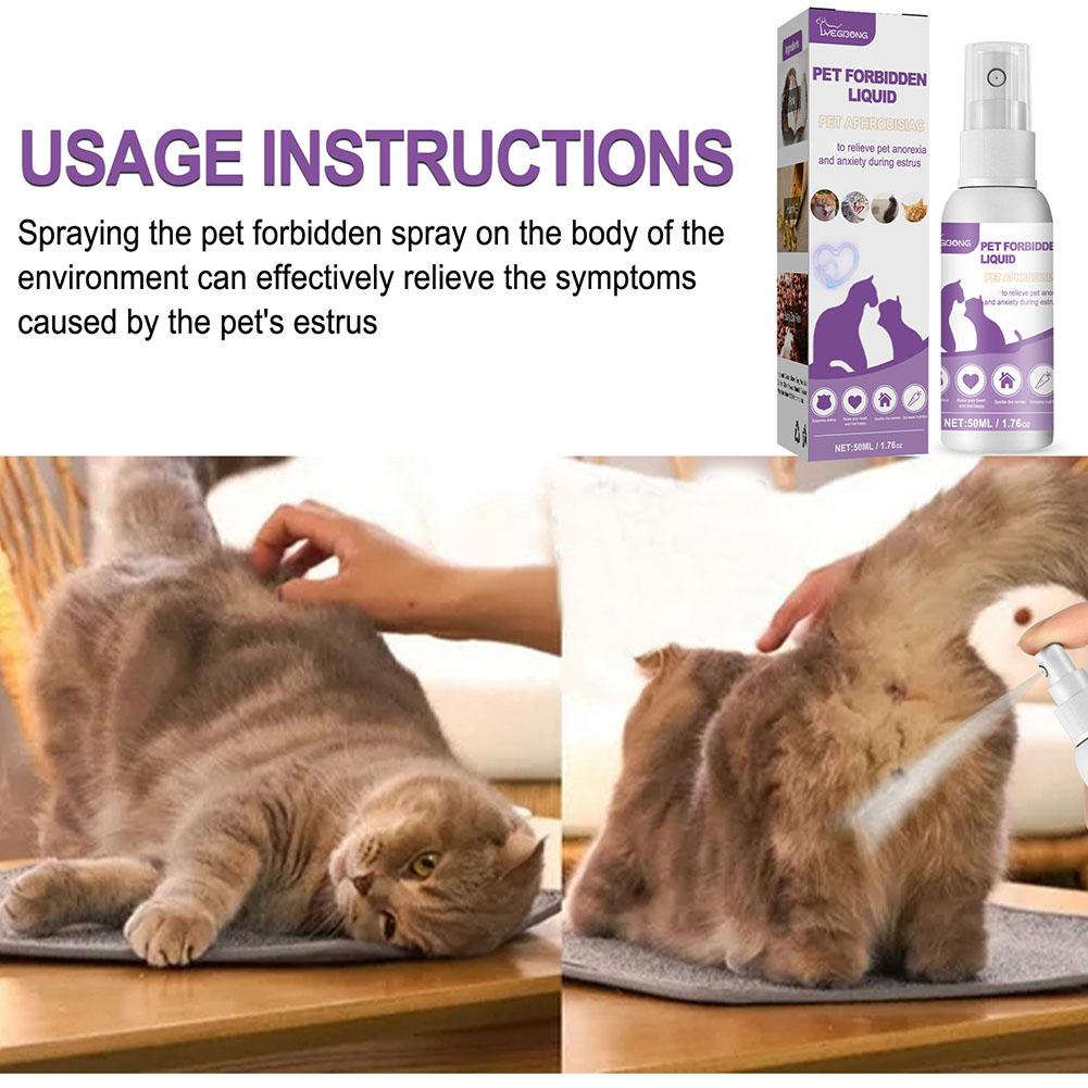 Pet Calming Spray Pet Supplies Pets Pheromone Calming Spray Improve Estrus Agitation Pet Anxiety Relief Spray Cat Dog Health