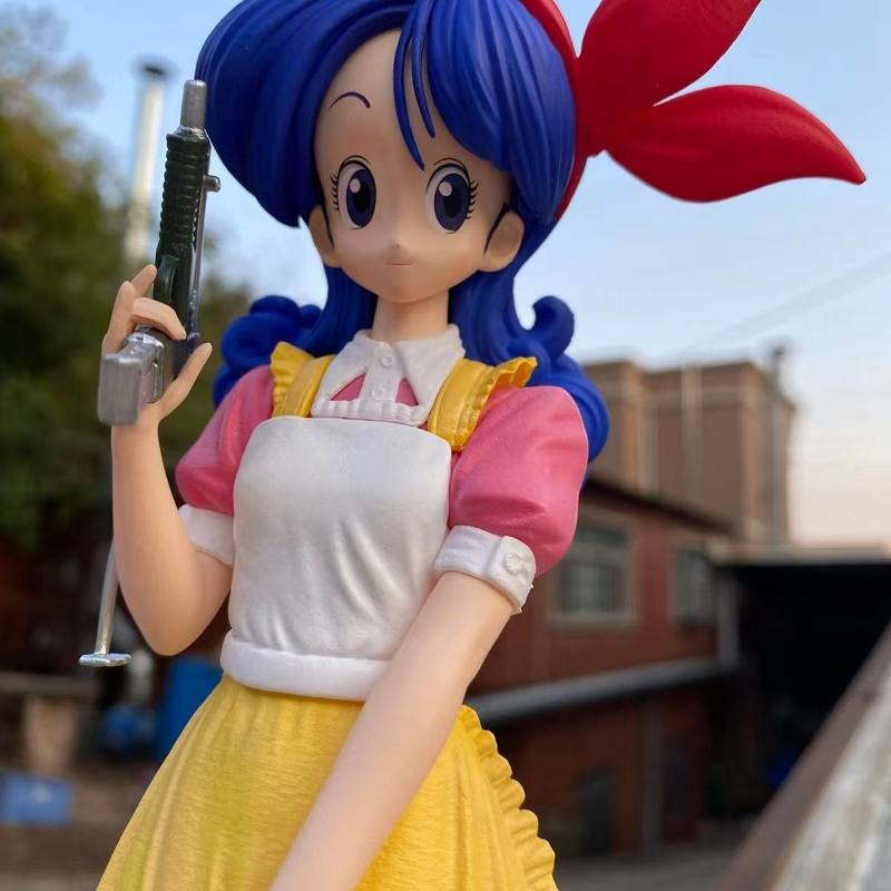 31cm Dragon Ball Launch Childhood Series Lunch Anime Figure With Double Base Collectible Model Decorations Toys Decoration Kids Round Sensory