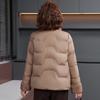 Mom's winter down cotton-padded jacket, medium and old women's clothing, winter warm cotton-padded jacket