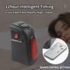 Mini Portable Electric Fan Heater Wall Plug-In with Thermostat for Home Office Desk Warmer Heating Stove