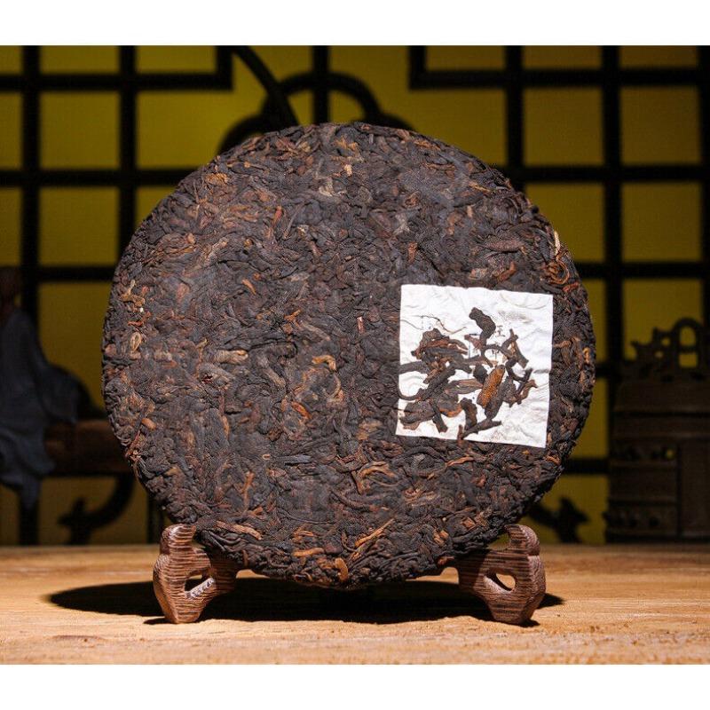 Puerh Zralý čaj Starý Banzhang Zralý čajový dort 357 g Pu'er Tea Yunnan Pu'er Tea Cake