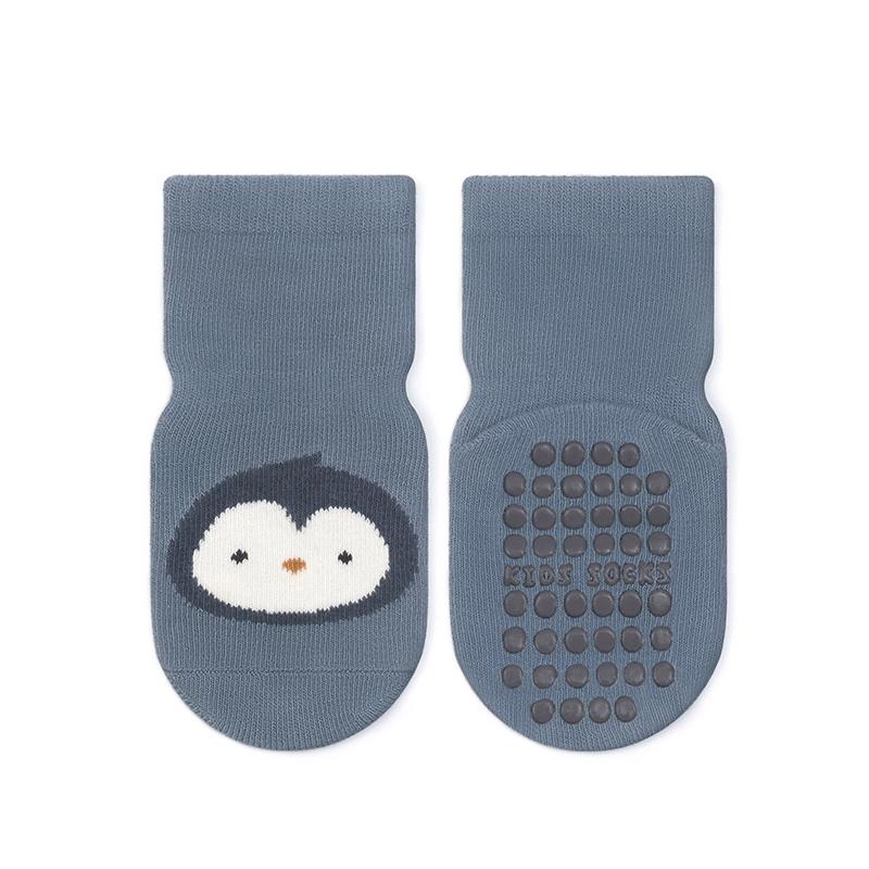

Spring Autumn Children Kids Anti-slip Long Socks Cartoon Soft Baby Toddler Mid Calf Socks Boys Girls Sports Trampoline Socks L синий