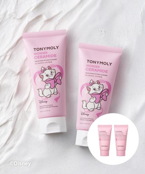 Tonymoly [2 шт.] Disney Marie Collaboration Wonder Ceramide Mochi Facto Пена 120 мл FREE