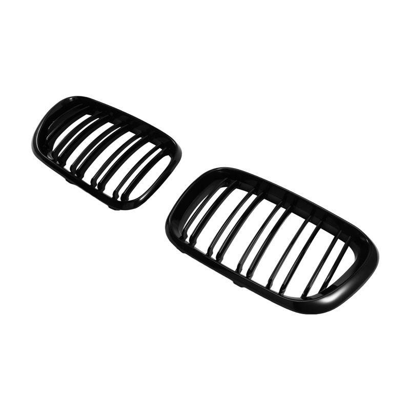 Front Hood Grille Mesh Grille Kidney Grille For BMW X5 E53 1999-2003 Car Replacement Parts