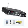 High Clear 2Channel Bluetooth-compatible Music Amplifier With Karaoke Mics Port And FM Antennas For Home Entertainment
