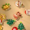 10Pcs/set Xmas Nail Charms Christmas Nail Accessories Christmas Nail Rhinestones  Nail Salon