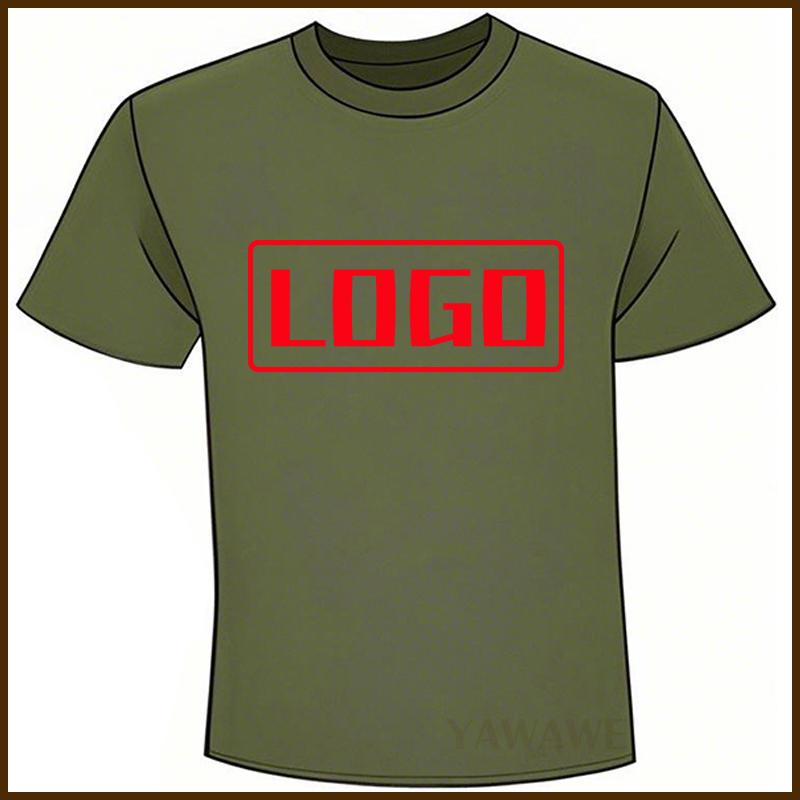 For men Photo Print Minimalist summer t shirt Your Image Text Here Short Sleeve Graphic Tailor made ONeck Solid Color tops