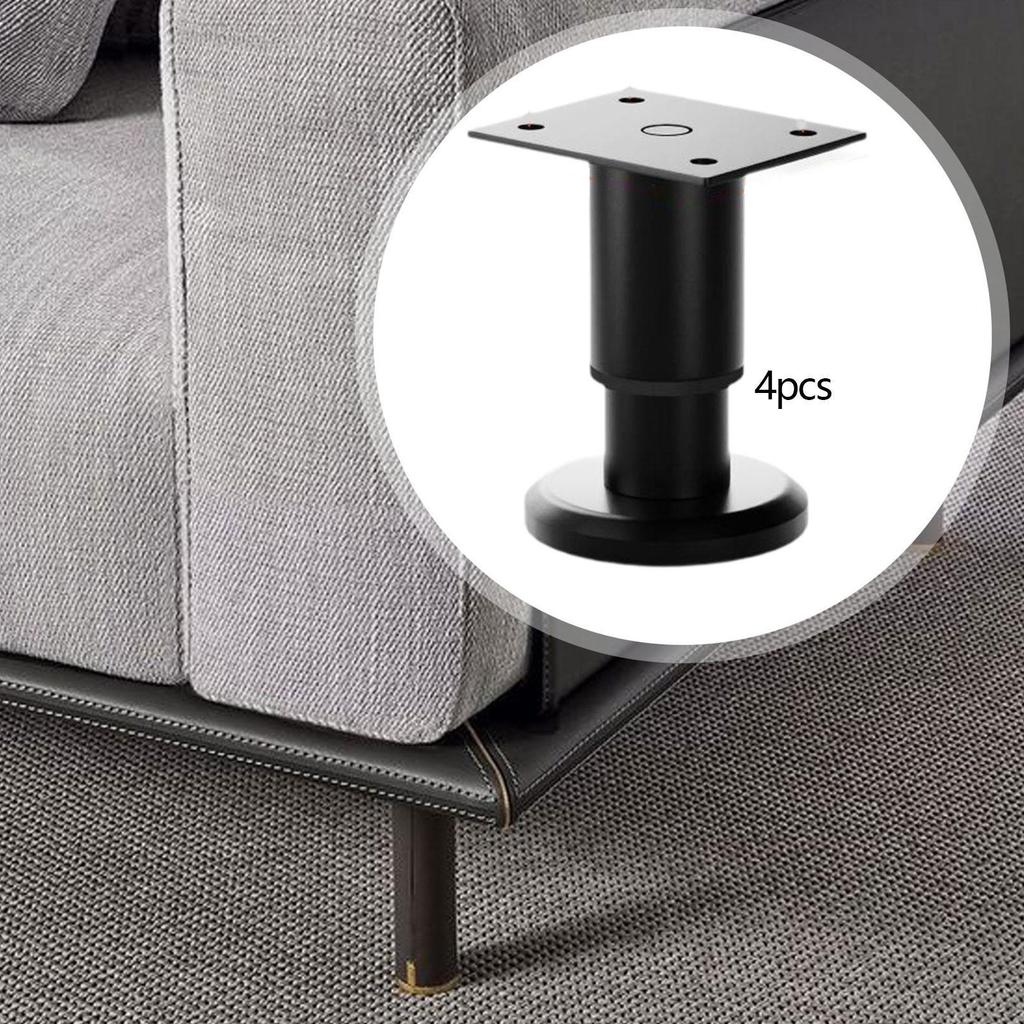 4 Stück Höhenverstellbare Möbelstützfüße Schrankverlängerung Schwerlastfuß