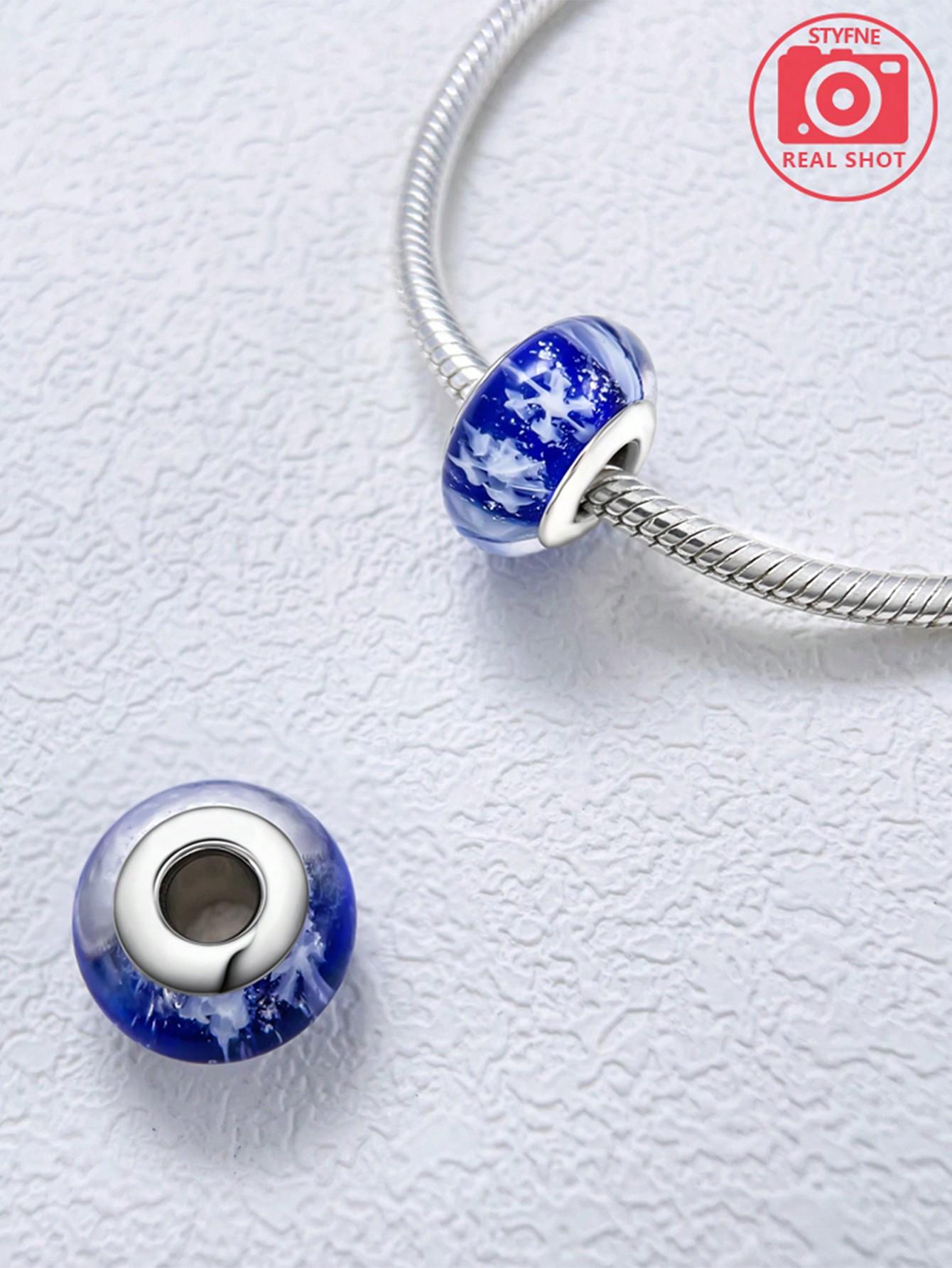 

Charms Plata Four-Leaf Clover Flower Beads Charm Copper Plated Fit Charms Original Bracelet For Jewelry Making Diy Charm