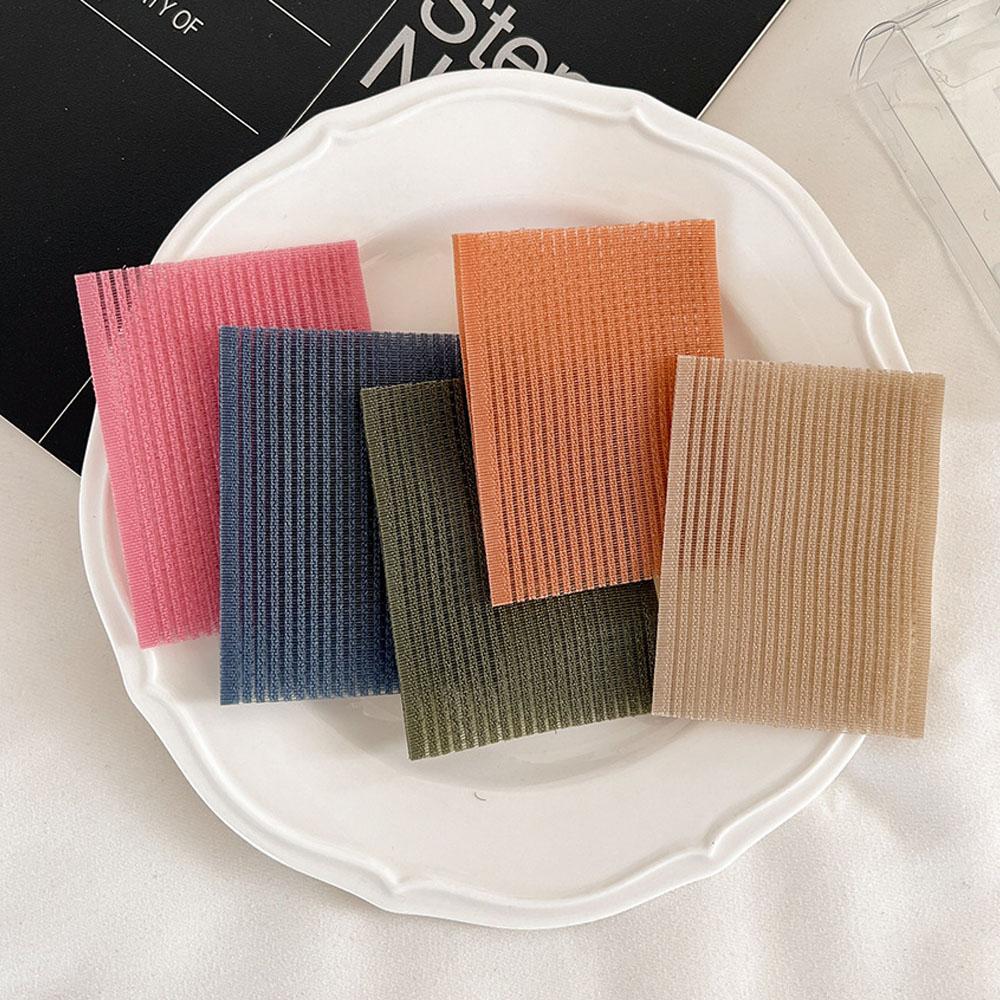 

10 шт. Красочные наклейки для волос с челкой, Без следов, Липучка, Наклейки для рваных волос, Простые и стильные наклейки для волос