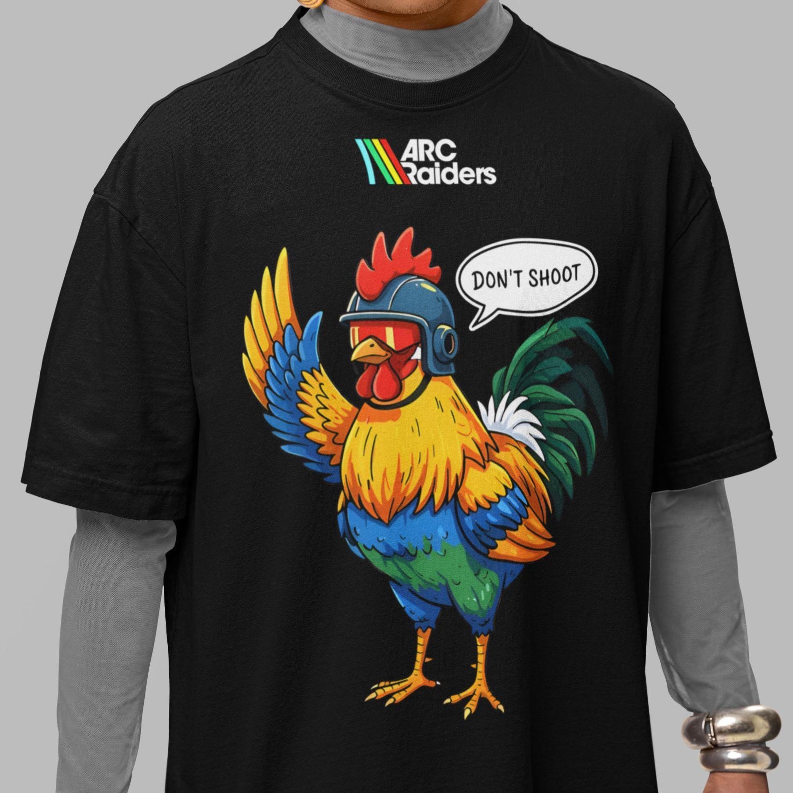 Arc Raiders Don t Shoot Shirt - Funny Gamer Tshirt,Arc Raider Gift,Gaming Tee XL