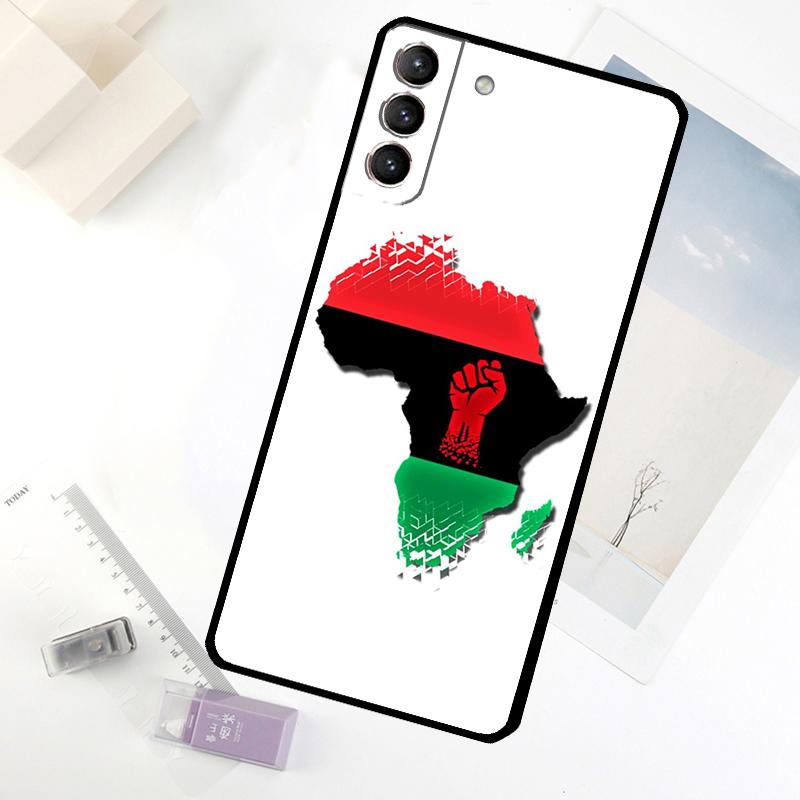Africa Map Phone Case For Samsung Galaxy S25 FE S20 FE S21 S22 S23 S24 S25 Ultra S9 S10 S25 Plus Cover