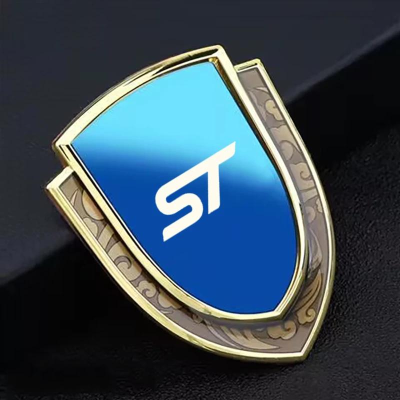 Car Stickers 3D Metal Accsesories Auto Accessory for Ford Focus Mk1 Mk2 Mk3 Mk4 2 3 4 St Stline Vignale Lommel