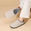 Men's and Women's Thick-Soled Non-Slip Fluffy Cotton Slippers for Fall and Winter