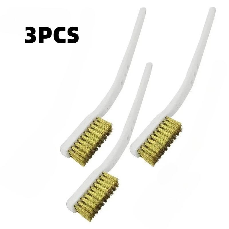 

3pcs Mini Rust Removal Brush Set for Home Projects, Handicrafts, Industrial Metal Polishing, Cleaning and Sanding Brush for H