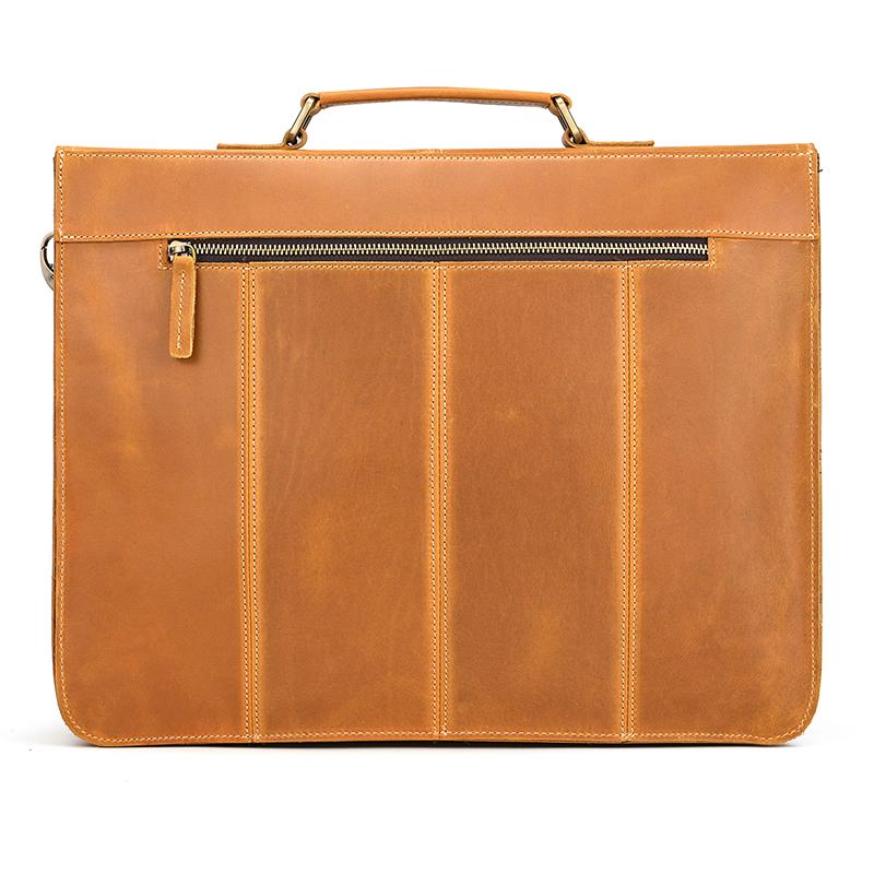 Formal Business Bag Genuine Leather Briefcase Bag For 15 Inch Notebook PC Computer Bag Cowhide Messenger Bags For Male